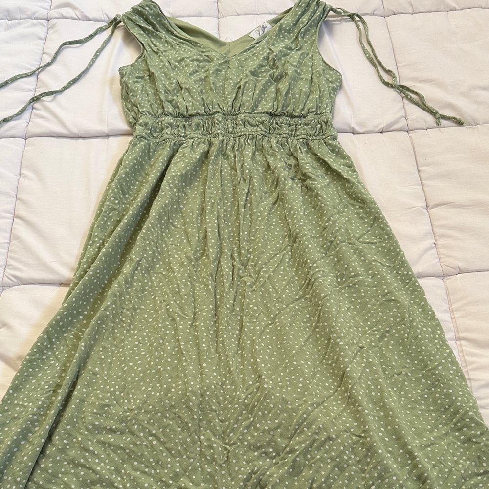 Green Polka Dot Dress